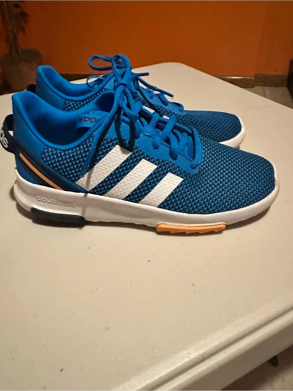 Racer TR 2.0 Blue Mesh Sneakers - Excellent Condition (Size US 5 / FR 37.5)